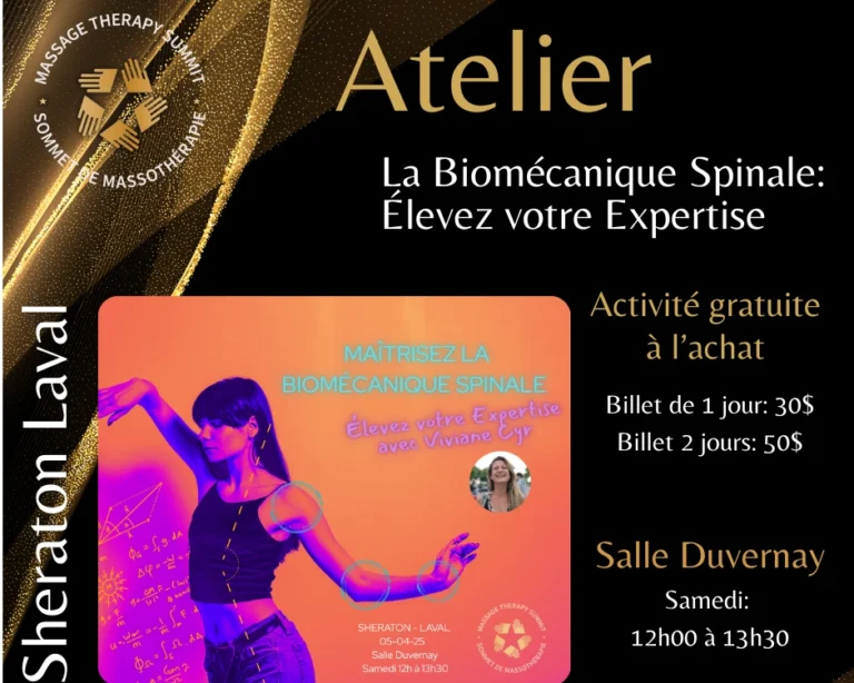 Atelier - La biomécanique Spinale