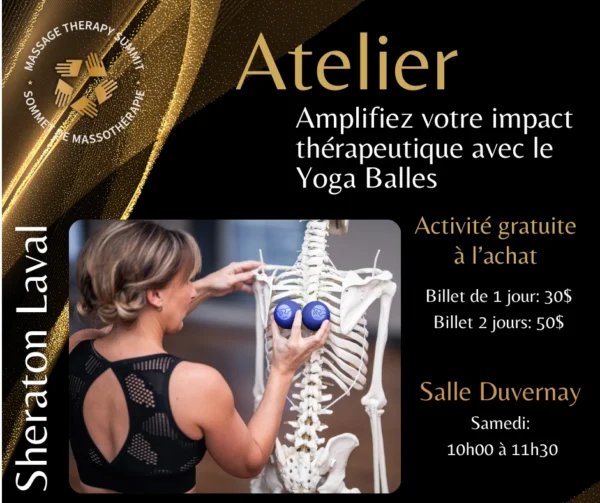 Ateliers - Amplifiez votre impact thérapeutique avec le yoga balles